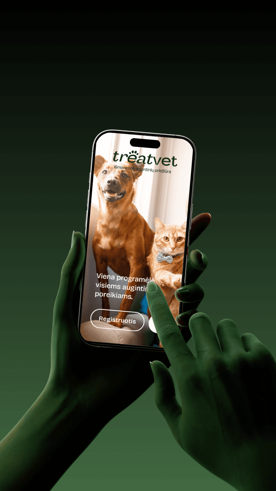 Pet Owner App Mockup